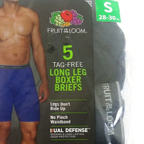 Fruit of the Loom Long Leg Boxer Briefs Sm - Picture 2 of 3